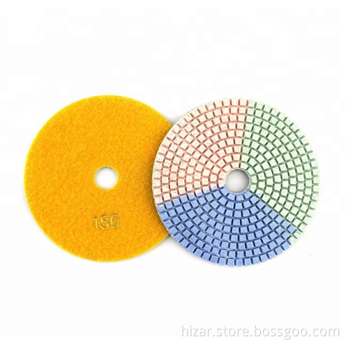 HIZAR 7-Step Polishing Pads for Granite and Marble